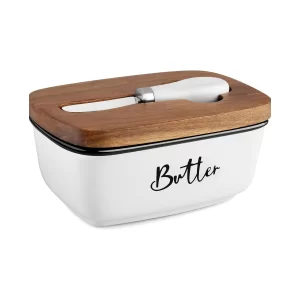 Butter Dish with Lid and Knife